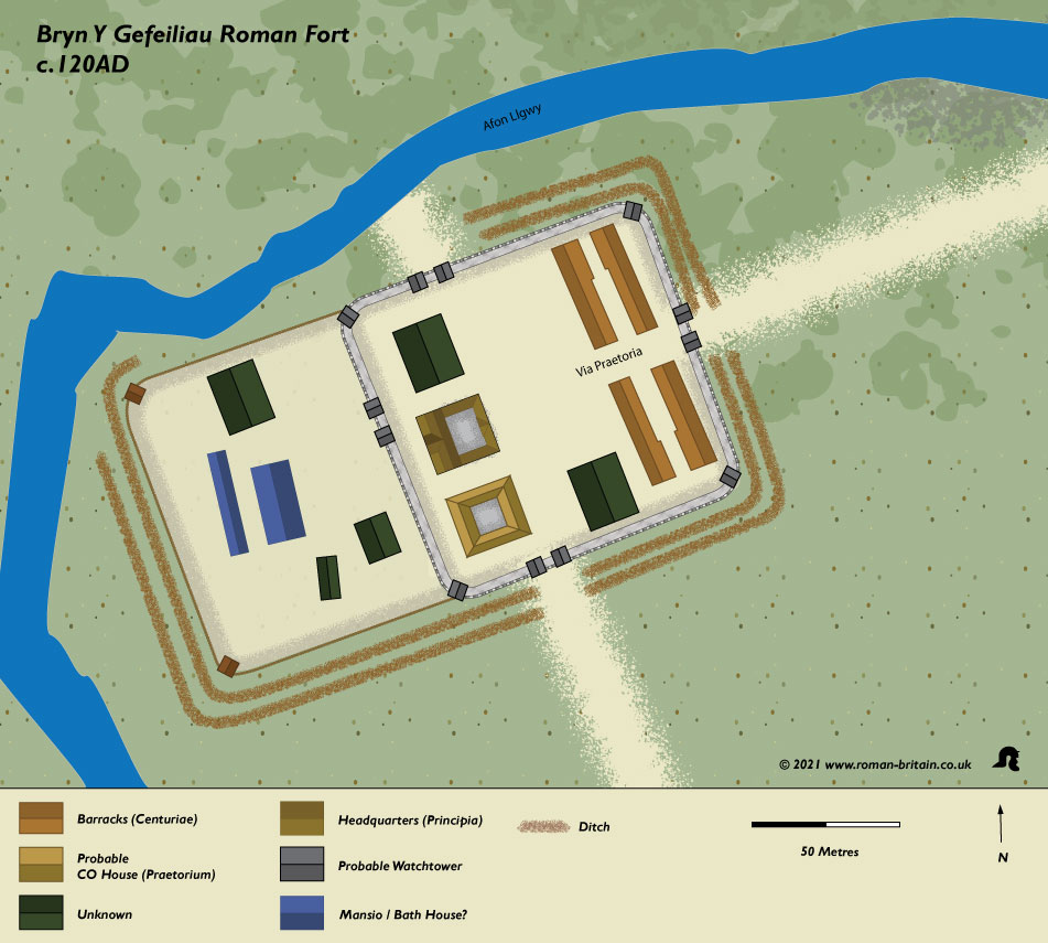 Bryn Y Gefeiliau (Caer Llugwy) Roman Fort