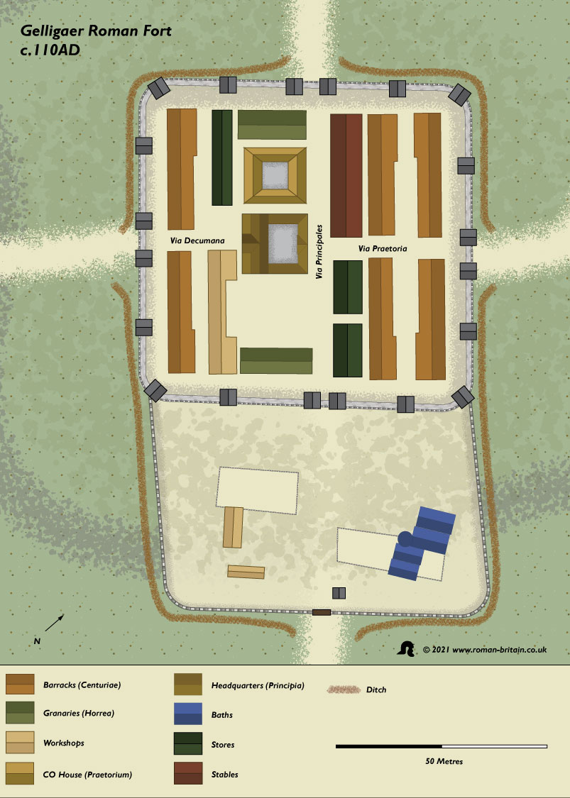 Gelligaer Roman Fort