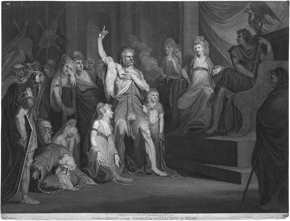 Caractacus at the Tribunal of Claudius at Rome